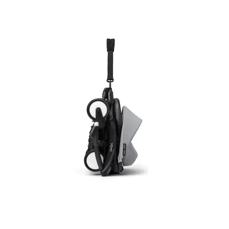 Stokke - Yoyo³ Stroller Bundle, Black Frame | Stone 6+ Color Pack | Stone Bassinet Image 8