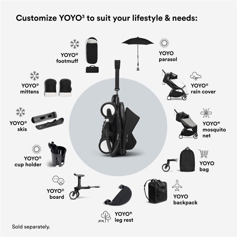 Stokke YOYO® Footmuff - Black Image 3