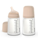 Suavinex 2Pk Zero Zero Anti Colic Baby Bottle, 9 oz/270Ml, Light Tone, Medium Flow Nipple Image 1