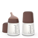 Suavinex 2Pk Zero Zero Anti Colic Baby Bottle, Deep Tone, Adaptable Flow Nipple Image 1