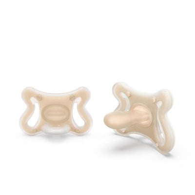 Suavinex 2Pk Zero Zero Silicone Baby Pacifier with SX Pro Physiological Pacifier Nipple, Fair Image 1
