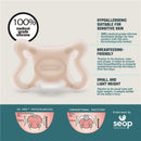 Suavinex 2Pk Zero Zero Silicone Baby Pacifier with SX Pro Physiological Pacifier Nipple, Fair Image 5