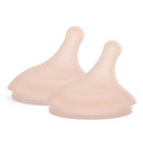 Suavinex 2Pk Zero.Zero™ Slow Flow Asymmetrical Nipple, Medium, 0M+ Image 1