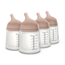 Suavinex 4Pk Zero Zero Anti Colic Baby Bottle, Medium Tone, Adaptable Flow Image 1