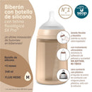 Suavinex Color Essence SX Pro™ Silicone Bottle 8 oz - Light Blue Image 4