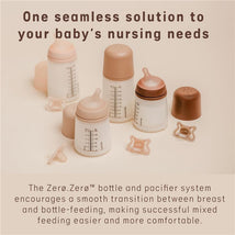 Suavinex Zero Zero Newborn Starter Set Small Anti Colic Baby Bottle + Pacifier, Adaptable Flow, Deep Image 2