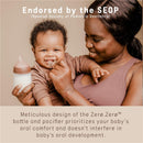 Suavinex Zero Zero Newborn Starter Set Small Anti Colic Baby Bottle + Pacifier, Adaptable Flow, Light Image 4