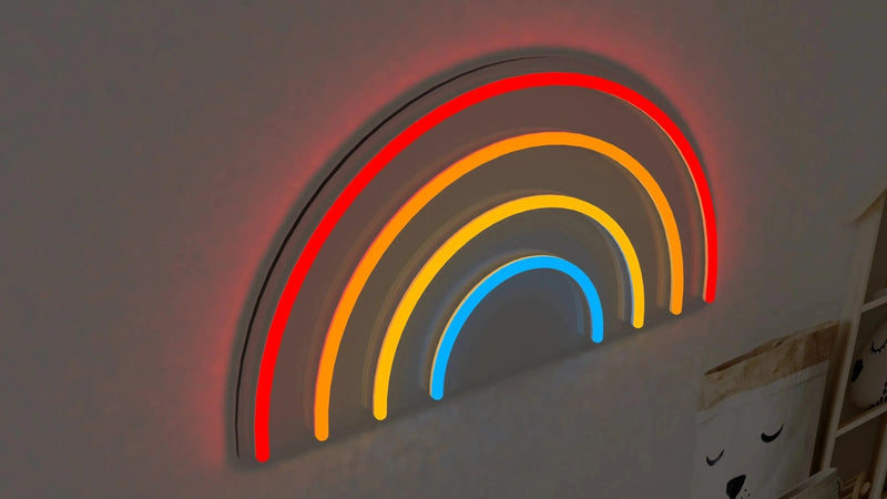 Sugar + Maple Neon Sign | Rainbow - MacroBaby
