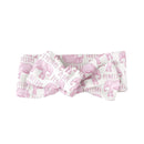 Sugar + Maple Personalized Bow | Elephant Pink - MacroBaby