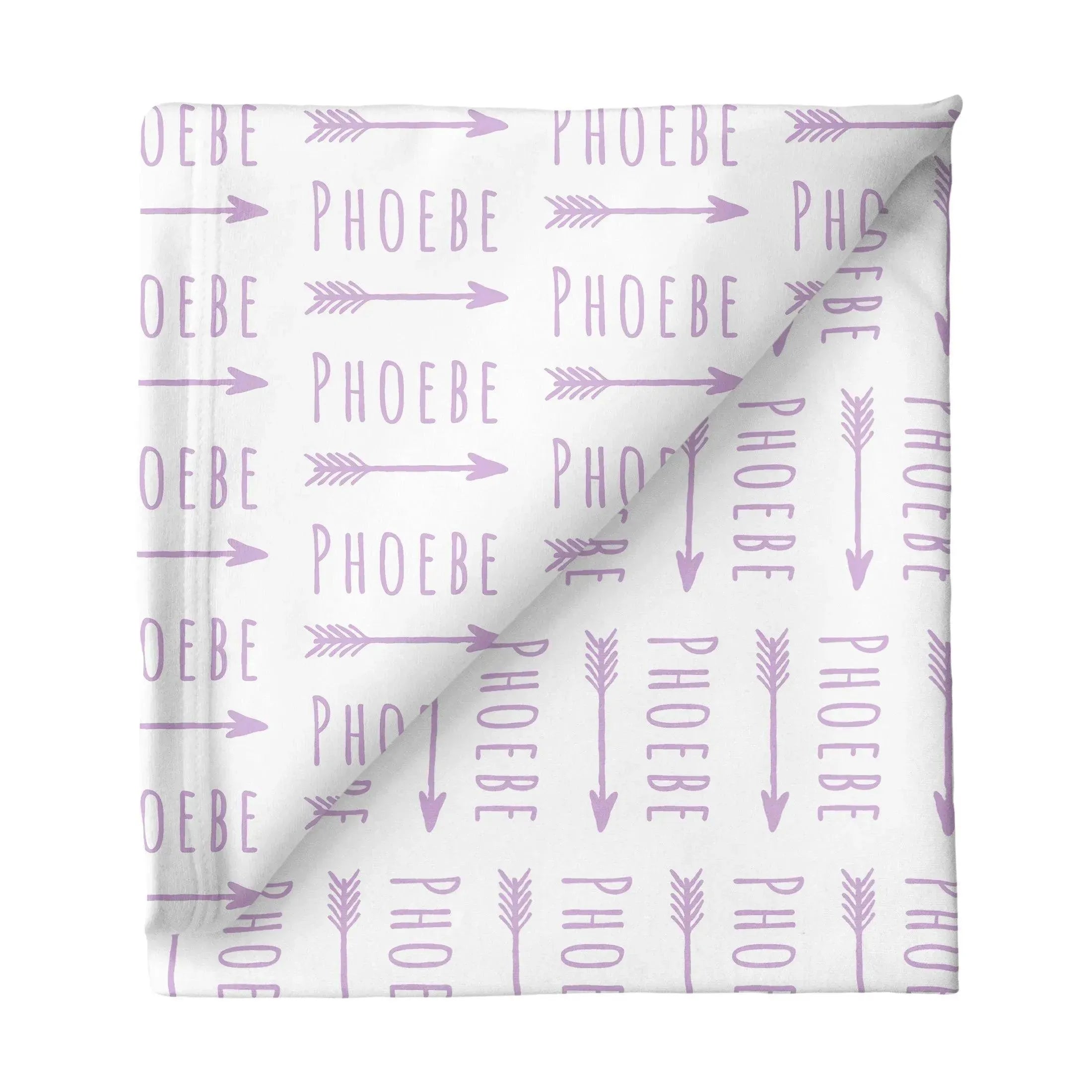 Sugar + Maple Personalized Stretchy Blanket | Arrow - MacroBaby