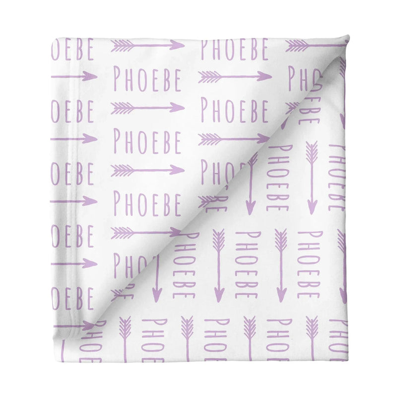 Sugar + Maple Personalized Stretchy Blanket | Arrow - MacroBaby