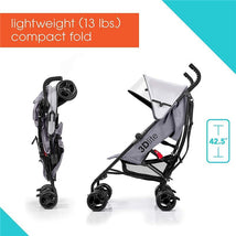 Summer Infant - 3Dlite Convenience Stroller, Grey Image 2