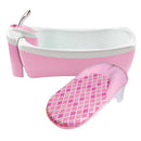 Summer Infant Lil Luxuries Whirlpool Bubbling Spa and Shower, Pink Image 1