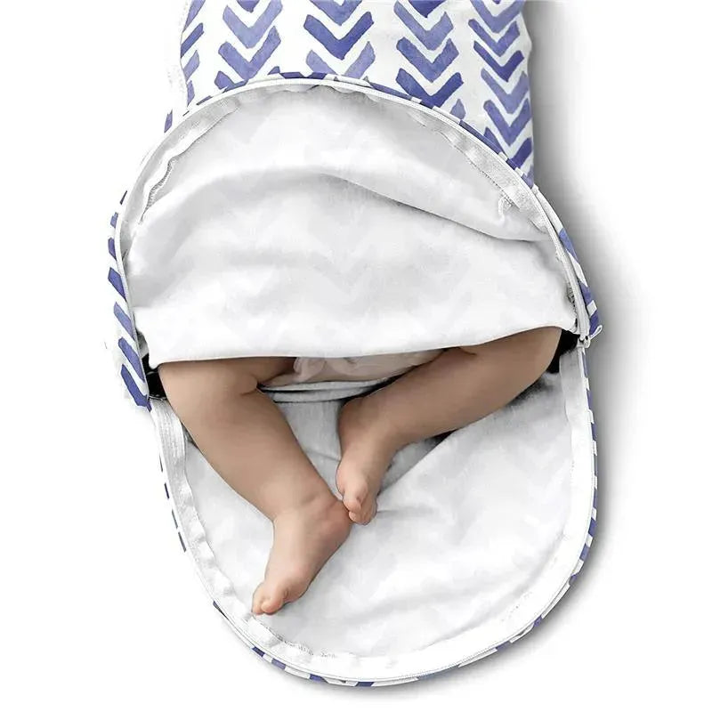 Summer Infant Luxe Easy Change 2 Pk Swaddle Water Indigo S/M Image 3