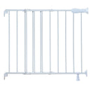 Summer Infant Simple-To-Secure Walk Thru Baby Gate, White Metal Image 1