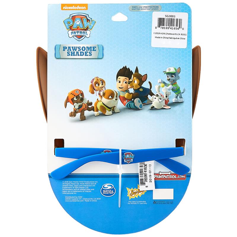 Sun-Staches Paw Patrol Official Chase Sunglasses Costume Image 6