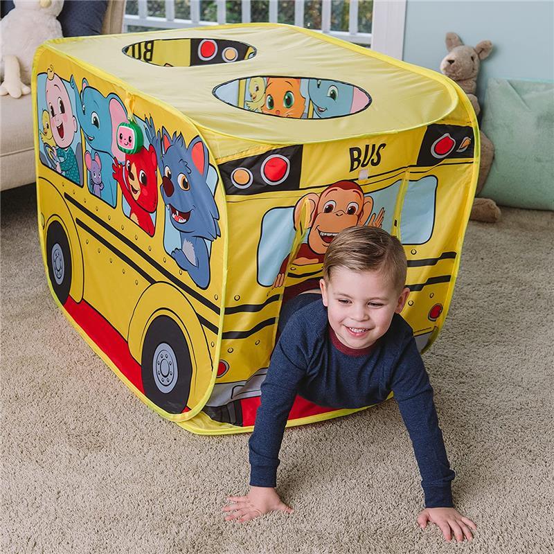 Sunny Days - Cocomelon Musical Yellow School Bus Pop Up Tent Image 7