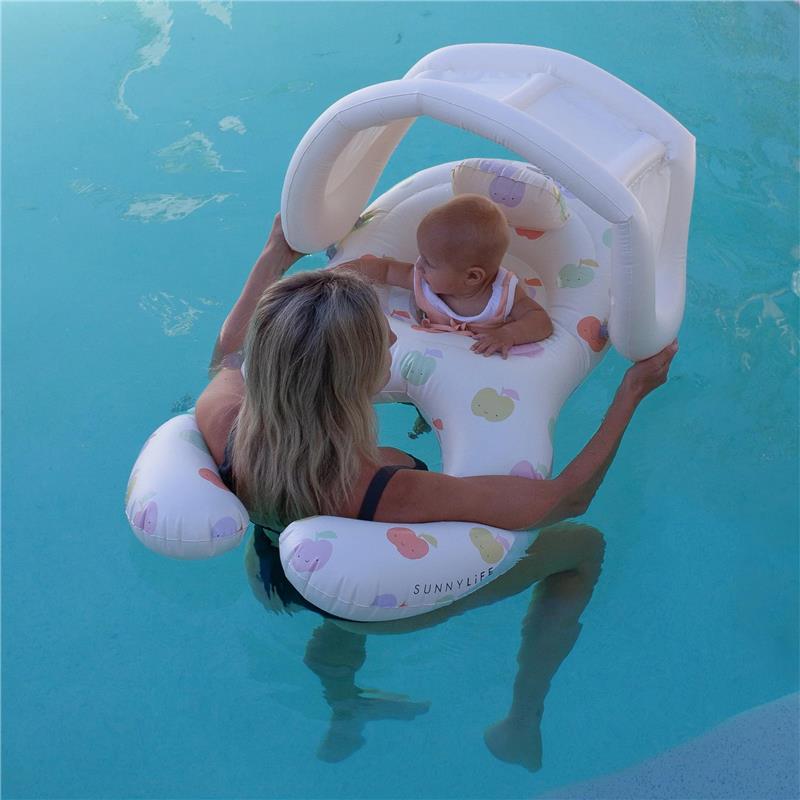 Sunnylife - Float Together Baby Seat Apple Sorbet Multi Image 3