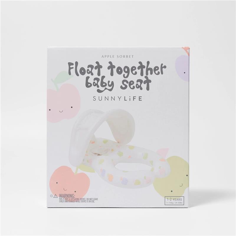 Sunnylife - Float Together Baby Seat Apple Sorbet Multi Image 8