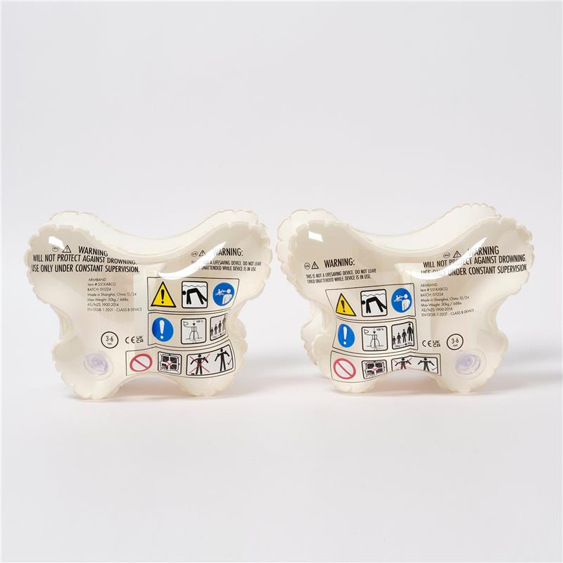 Sunnylife - Kids Inflatable Arm Bands Cotton Candy Glitter Image 3