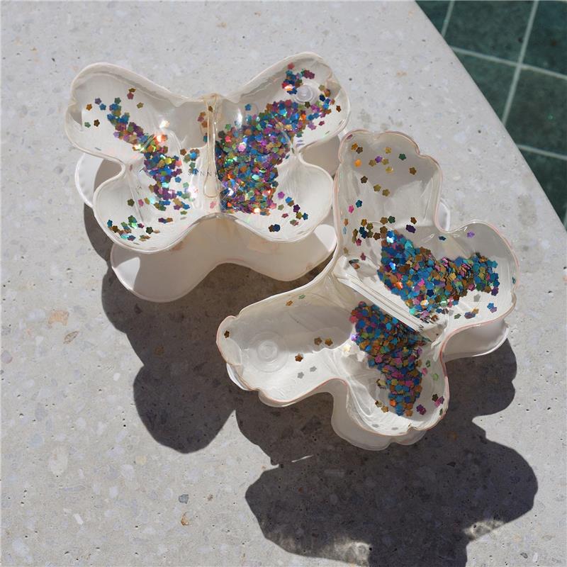 Sunnylife - Kids Inflatable Arm Bands Cotton Candy Glitter Image 4