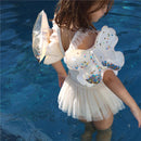 Sunnylife - Kids Inflatable Arm Bands Cotton Candy Glitter Image 7