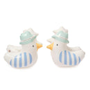 Sunnylife - Kids Inflatable Arm Bands Sid The Seagull Blue Stripe Image 1