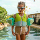 Sunnylife - Salty The Shark Mini Swim Goggles Aqua Image 2