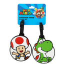 Super Mario Bros Toad & Yoshi 2-Pack Luggage Tag Set Image 3