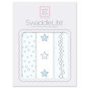Swaddle Designs - 3Pk Bubble Dots, Stars, Champagne Marquisette Swaddles Image 1
