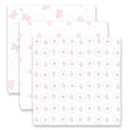 Swaddle Designs - 3Pk Muslin Swaddle Blankets, Butterflies & Posies Image 3