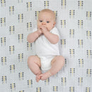 Swaddle Designs - 3Pk Muslin Swaddle Blankets, Gold & Graphite Image 3