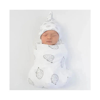 Swaddle Designs - 3Pk Muslin Swaddle Blankets, Hedgehog & Bumpkin Image 2