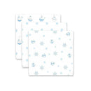 Swaddle Designs - 3Pk Muslin Swaddle Blankets, Little Ships Image 3