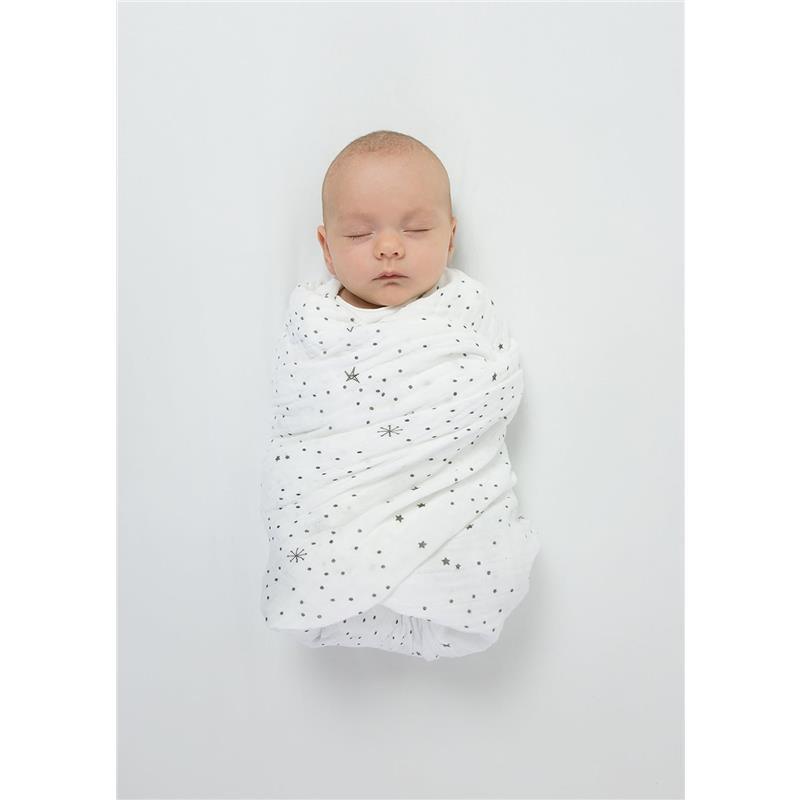 Swaddle Designs - 3Pk Muslin Swaddle Blankets, Love You To The Moon Image 3