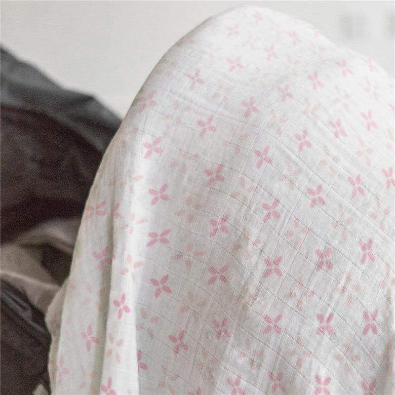 Swaddle Designs - 3Pk Muslin Swaddle Blankets, Pink Springfield Image 3