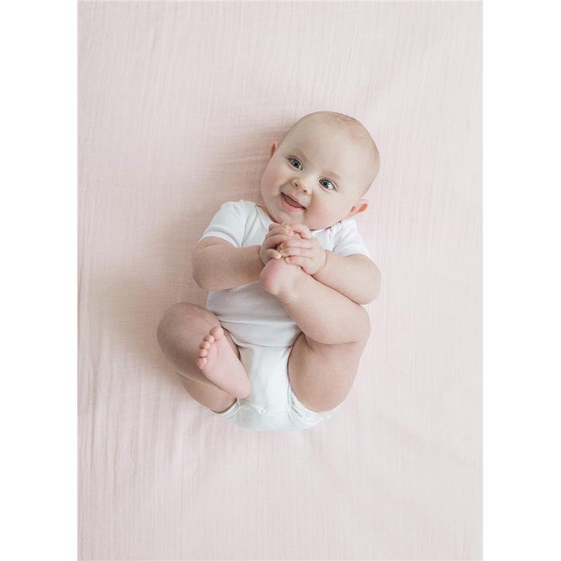Swaddle Designs - 3Pk Muslin Swaddle Blankets, Pink Springfield Image 4