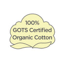 Swaddle Designs 3Pk Organic Cotton Bodysuits, Soft Jadeite/White/Sand Dollar Image 4