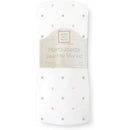 Swaddle Designs - Dottie Heart Pastel Pink Marquisette Swaddle Blanket Image 1