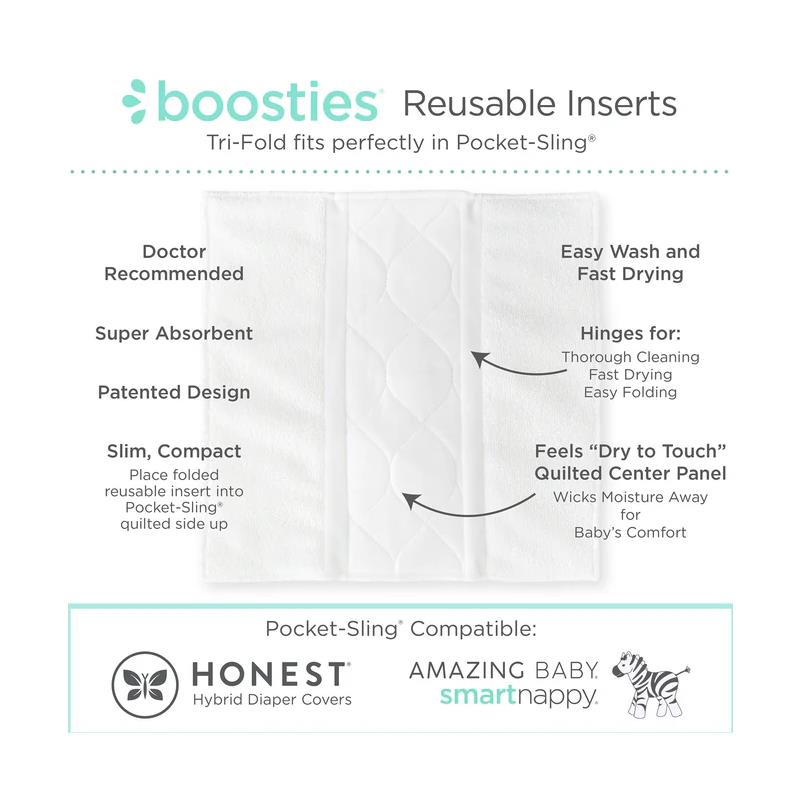 Swaddle Designs Pack of 10 Boosties Disposable Inserts Image 4