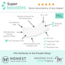 Swaddle Designs Pack of 30 Boosties Disposable Inserts, M/L  Image 4