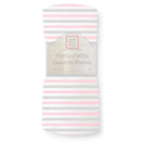 Swaddle Designs - Pastel Pink Stripes Marquisette Swaddle Blanket Image 1