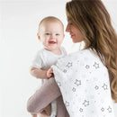 Swaddle Designs - Sterling Stars Muslin Swaddle Blanket, Premium Cotton Image 4