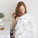 Swaddle Designs - Sterling Stars Muslin Swaddle Blanket, Premium Cotton Image 5