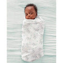 Swaddle Designs - Ultimate Swaddle Blanket, Elephant & Chickies, Seacrystal Image 2