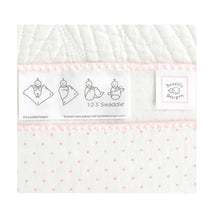 Swaddle Designs - Ultimate Swaddle Blanket, Pastel Pink & Sterling Dots Image 2