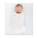Swaddle Designs - Ultimate Swaddle Blanket, Pastel Pink & Sterling Dots Image 3