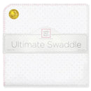 Swaddle Designs - Ultimate Swaddle Blanket, Polka Dots, Pastel Pink Image 1