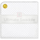 Swaddle Designs - Ultimate Swaddle Blanket, Polka Dots, Sterling Image 1