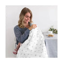 Swaddle Designs - Ultimate Swaddle Blanket, Polka Dots, Sterling Image 4